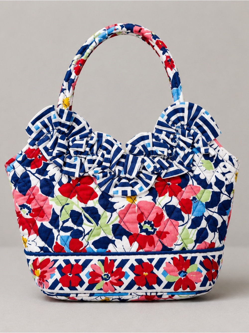 Vera Bradley Summer Cottage Mini Bag Floral Cottage Bohemian Retired Quilted